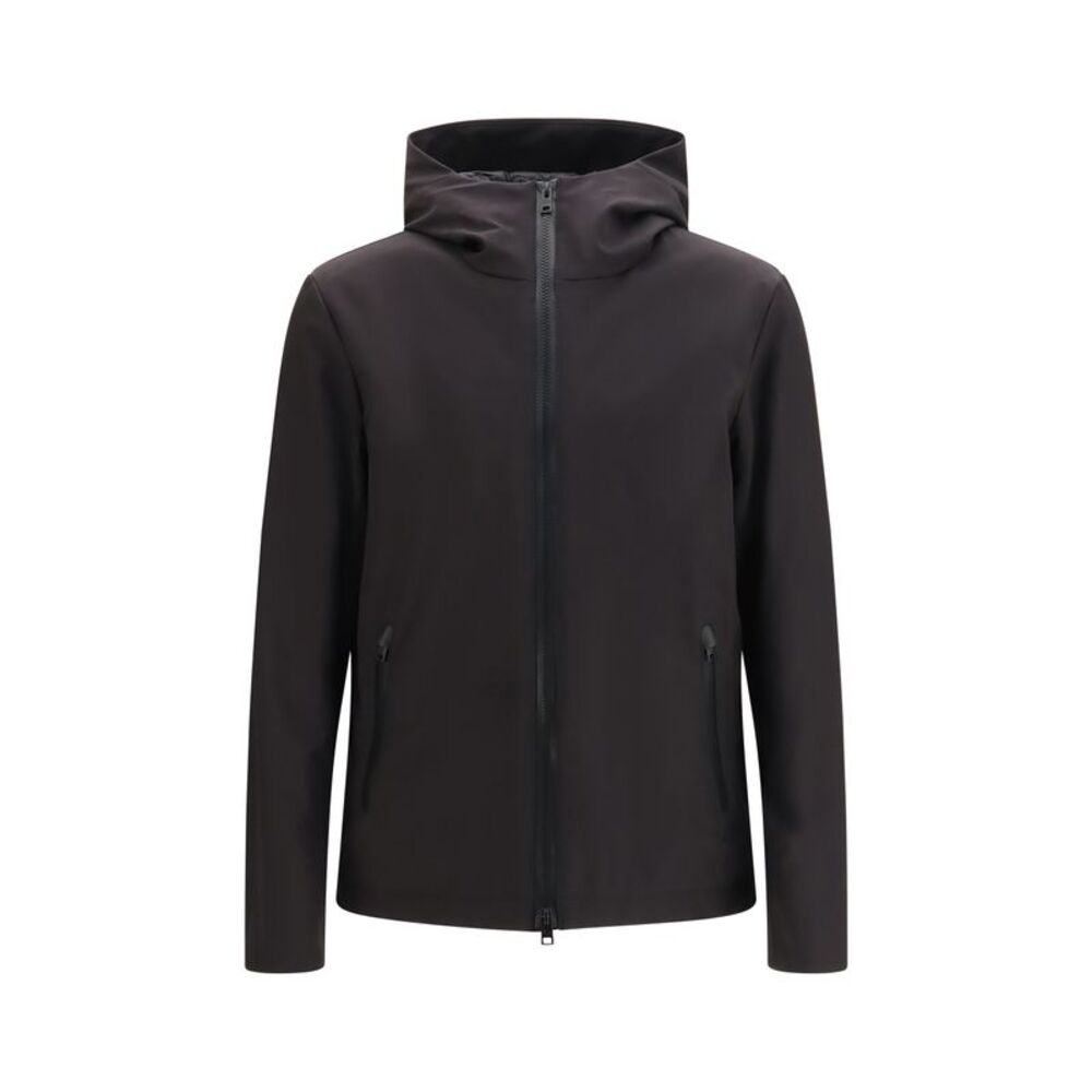 Woolrich Men Pacific Soft Shell Hooded Jacket